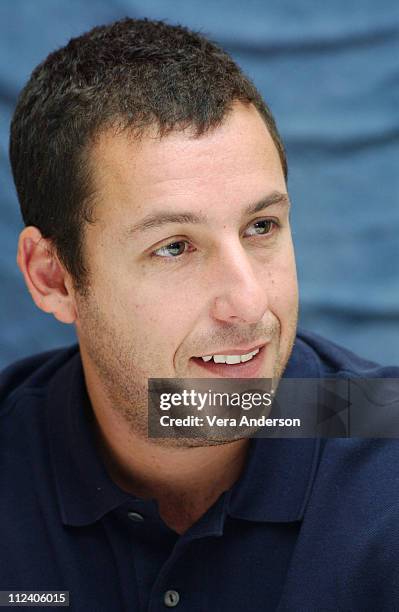 Adam Sandler during "Spanglish" Press Conference with Adam Sandler, Tea Leoni, James L. Brooks, Paz Vega and Cloris Leachman at Four Seasons Hotel in...