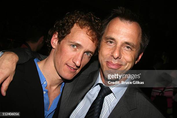 Jeffrey Seller and Josh Lehrer during "Rent" Celebrates 10th Anniversary on Broadway - April 24, 2006 at The Nederlander Theater in New York, New...