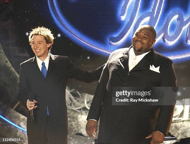 Clay Aiken and Ruben Studdard, Winner of American Idol 2003