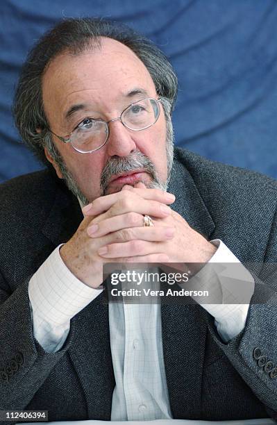 Writer-Director James L. Brooks during "Spanglish" Press Conference with Adam Sandler, Tea Leoni, James L. Brooks, Paz Vega and Cloris Leachman at...