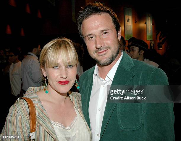 Patricia Arquette and David Arquette during 2005 Los Angeles Film Festival - "November" - Reception and Screening at Directors Guild of America in...