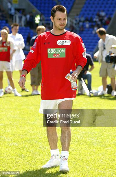 Danny Dyer during The Music Industry Soccer Six - May 23, 2004 at Madejski Stadium in London, United Kingdom.