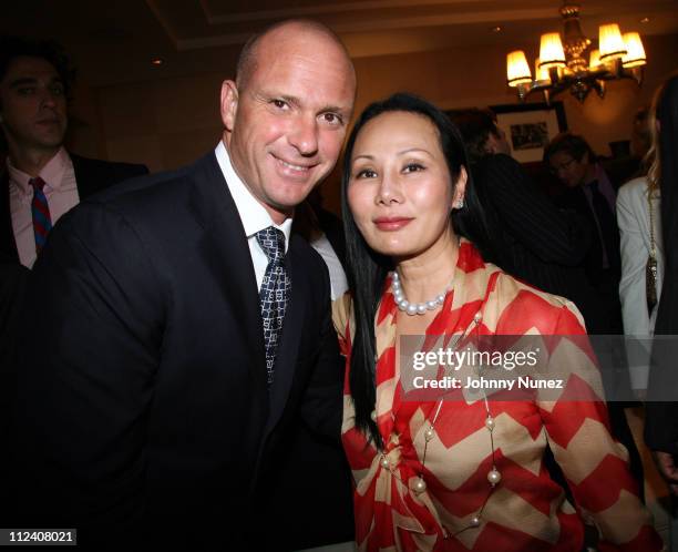 Giuseppe Cipriani and Ms. Chow during The Ethnic Foundation Honoring - Hosted By Russell Simmons - April 25, 2006 at Private Home of Antonio LA Reid...