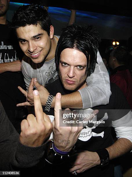 Wilmer Valderrama and Jamie McCarthy during 2006 Sundance Film Festival - "The Darwin Awards" After Party Featuring Metallica at Harry O's in Park...