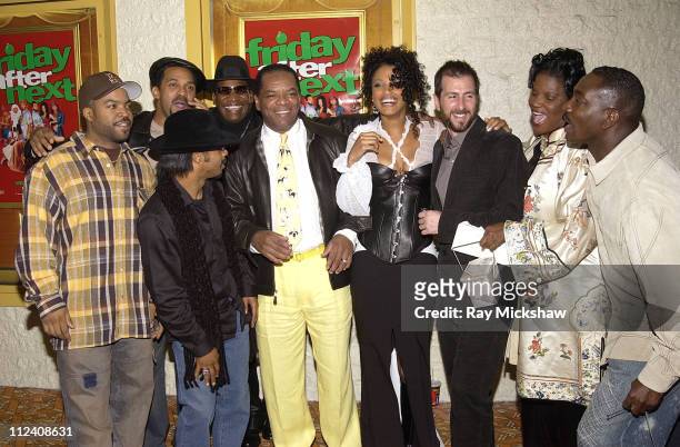 Actor/writer/producer Ice Cube, Mike Epps, Don "D.C." Curry, John Witherspoon, K.D. Aubert, director Marcus Raboy, Anna Maria Horsford and Clifton...