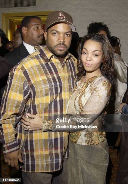 Actor/writer/producer Ice Cube & wife Kimberly during "Friday After Next" Premiere - Arrivals at Mann National in Westwood, California, United States.