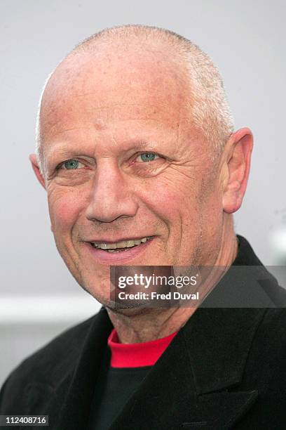 Steven Berkoff during "Ice Space" Launch Party - Outside Arrivals at Tower Bridge in London, Great Britain.