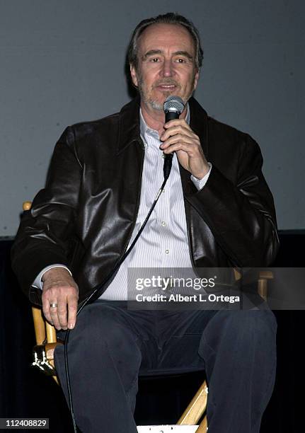 Wes Craven during Creation Presents Fangoria's 2003 Weekend Of Horrors - Day Two at Burbank Airport Hilton in Burbank, California, United States.