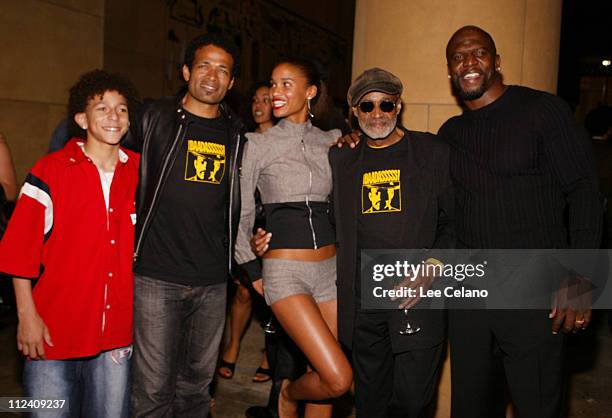 Khleo Thomas, Mario Van Peebles, Joy Bryant, Melvin Van Peebles and Terry Crews