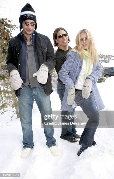 Jeremy Sisto and Deborah Kara Unger wearing Save the Seals gloves