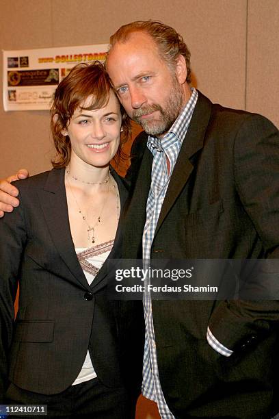 Sarah Clarke and Xander Berkeley during London Film & Comic Convention - June 25, 2005 at Earls Court 2 in London, Great Britain.