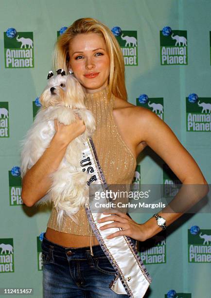 Shandi Finnessey during Animal Planet Unleashed Fashion Show at Crobar in New York City, New York, United States.