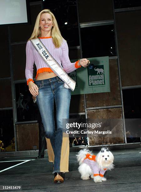 Shandi Finnessey during Animal Planet Unleashed Fashion Show at Crobar in New York City, New York, United States.