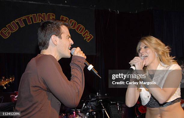 Jordan Knight and Deborah Gibson during Jordan Knight Debuts "Love Songs" at The Cutting Room at The Cutting Room in New York City, New York, United...