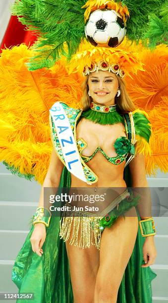Grazielli Massafera, Miss Brazil during Miss International Beauty Pagent 2004 - Tokyo Preview at Tokyo Kosei Nenkin Kaikan in Tokyo, Japan.