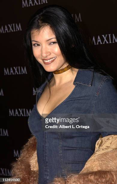 Kelly Hu during Live Performance by The Pussycat Dolls Hosted by Maxim Magazine - Arrivals at The Henry Fonda Theater in Hollywood, California,...
