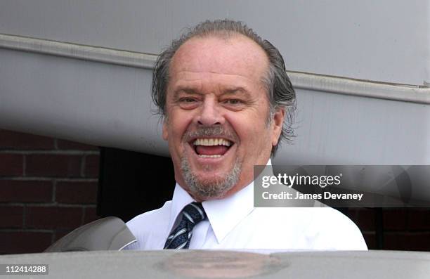 Jack Nicholson during "The Departed" Movie Set - June 28, 2005 at Long Wharf in Boston, Massachusetts, United States.