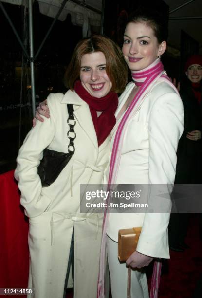 Heather Matarazzo & Anne Hathaway during "The Lord of The Rings: The Two Towers" Premiere - New York at Ziegfeld Theatre in New York City, New York,...