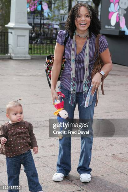 Angela Griffin during "Noddy and the Island Adventure" Charity DVD UK Screening at The Empire Leicester Square in London, United Kingdom.