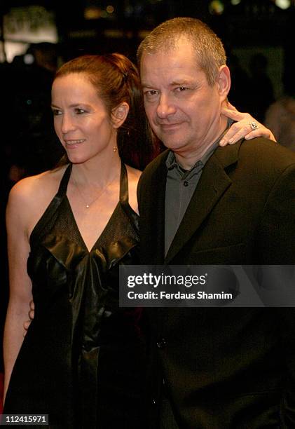 Lisa Jeunet and husband Jean-Pierre Jeunet during "A Very Long Engagement " London Premiere - Outside Arrivals at Odeon West End in London, Great...