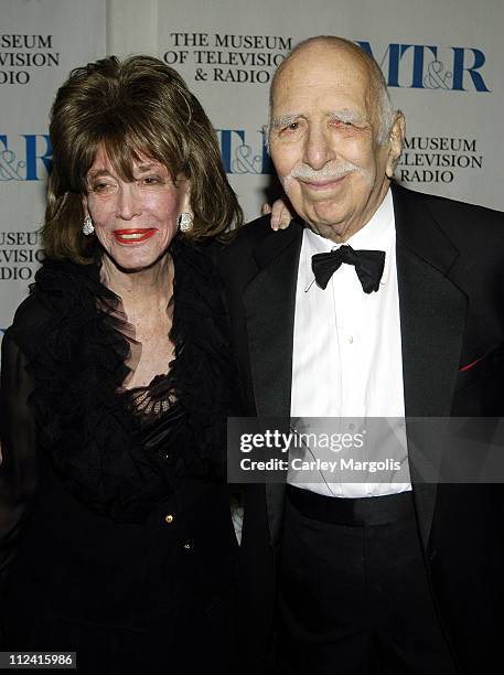 Helen Gurley Brown and Henry Brown during The Museum of Television & Radio Honor Bob Wright and "Saturday Night Live" at its Annual New York Gala at...