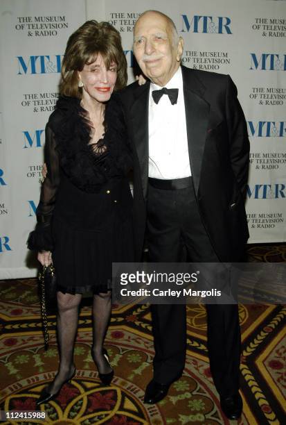 Helen Gurley Brown and Henry Brown during The Museum of Television & Radio Honor Bob Wright and "Saturday Night Live" at its Annual New York Gala at...