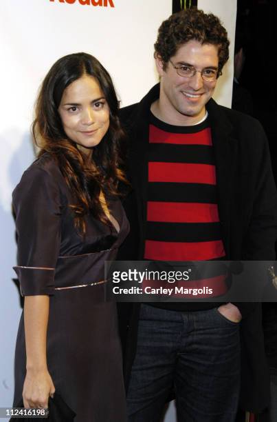 Alice Braga and Nuno Lopes during 5th Annual Tribeca Film Festival - "Journey to the End of the Night" Premiere - After Party - Premiere Film & Music...