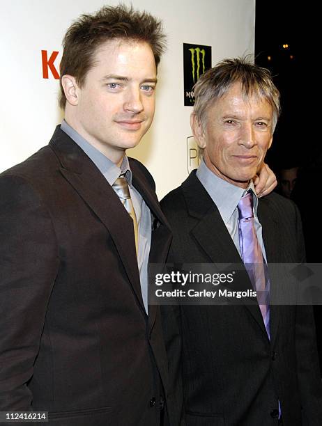 Brendan Fraser and Scott Glenn during 5th Annual Tribeca Film Festival - "Journey to the End of the Night" Premiere - After Party - Premiere Film &...