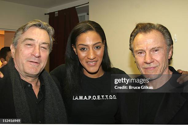 Robert De Niro, Sarah Jones, and Harvey Keitel *Exclusive Coverage*