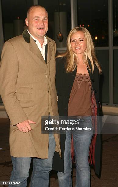 Al Murray and guest during "Team America" Celebrity Screening at Soho Hotel in London, England, Great Britain.