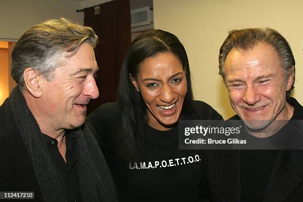 Robert De Niro, Sarah Jones, and Harvey Keitel *Exclusive Coverage*