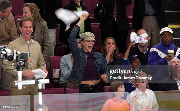 Matthew Modine, Cari Modine, Spike Lee and son Jackson