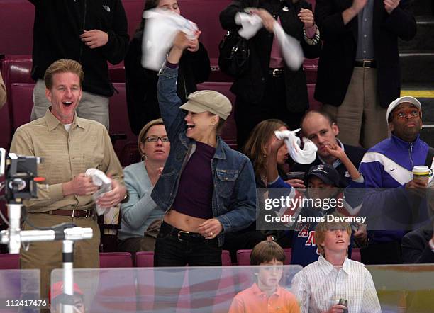 Matthew Modine, Cari Modine, Spike Lee and son Jackson