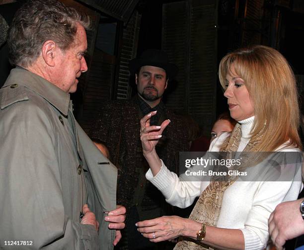 Regis Philbin and Kathie Lee Gifford during Regis and Kathie Lee Reunion at "Under the Bridge" at The Zipper Theater in New York City, New York,...