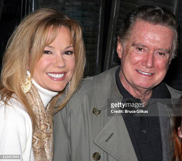 Kathie Lee Gifford and Regis Philbin during Regis and Kathie Lee Reunion at "Under the Bridge" at The Zipper Theater in New York City, New York,...