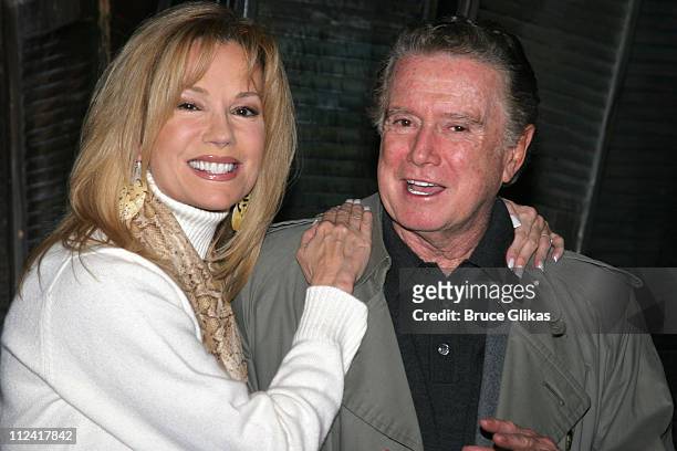 Kathie Lee Gifford and Regis Philbin during Regis and Kathie Lee Reunion at "Under the Bridge" at The Zipper Theater in New York City, New York,...