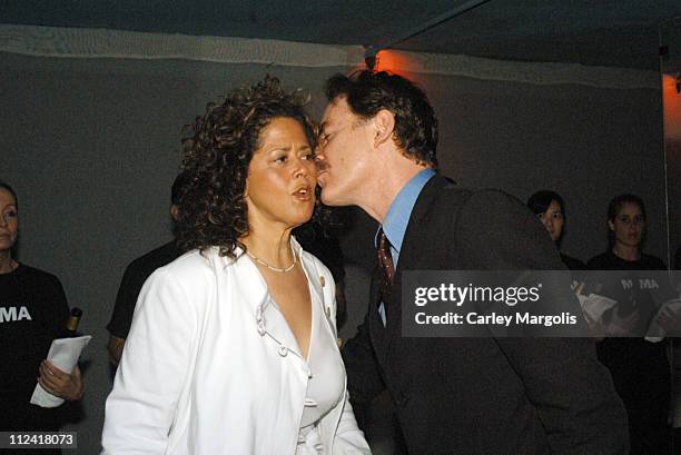 Anna Deavere Smith and Kevin Kline during The Museum of Modern Art Presents the 36th Annual Party in the Garden Honoring Steve Martin at Roseland...