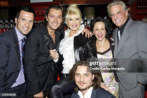 Rossano Rubicondi, Ivana Trump, Dimitris Gelos, Nikki Haskell, Mickey Berke and guest