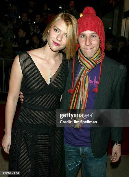 Claire Danes & Ben Lee during "The Hours" New York City Premiere - Arrivals at The Paris Theater in New York City, New York, United States.