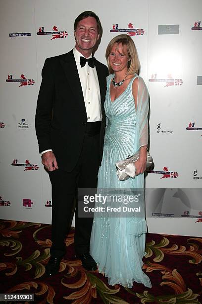 Lord Brocket and Harriet Warren during Miss Great Britain 2007 - Red Carpet Arrivals at Grosvenor House in London, Great Britain.