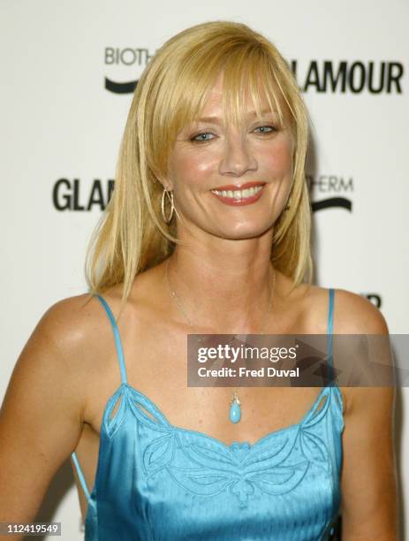 Joely Richardson wins Best UK actress during Glamour Women Of The Year Awards 2004 - Arrivals at Berkley Square in London, Great Britain.