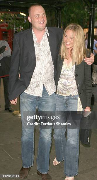 Al Murray and guest during Derren Brown - Live - Press Night at Palace Theatre in London, Great Britain.