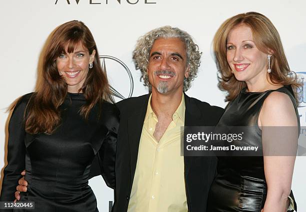 Carol Alt, Ric Pipino and Amy Sacco during Key to the Cure Launch by Saks Fifth Avenue at Gotham Hall in New York City, New York, United States.