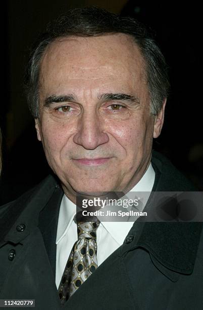 Tony Lo Bianco during "Confessions of A Dangerous Mind" - New York Premiere - Arrivals at Paris Theatre in New York City, New York, United States.