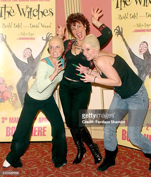 Ruby Wax during Ruby Wax Stars as The Grand High Witch in "The Witches" by Roald Dahl at Duke Of York Theatre in London, Great Britain.