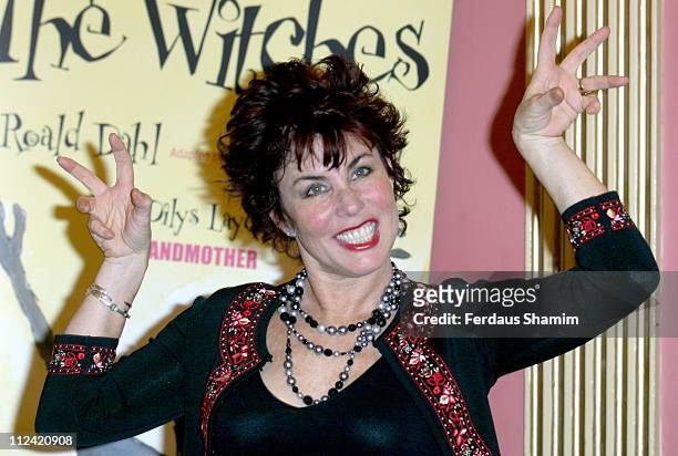 Ruby Wax during Ruby Wax Stars as The Grand High Witch in "The Witches" by Roald Dahl at Duke Of York Theatre in London, Great Britain.