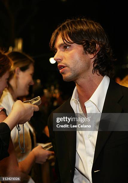 Jason Behr during "The Grudge" - Los Angeles Premiere - Red Carpet at Mann Village Theater in Westwood, California, United States.