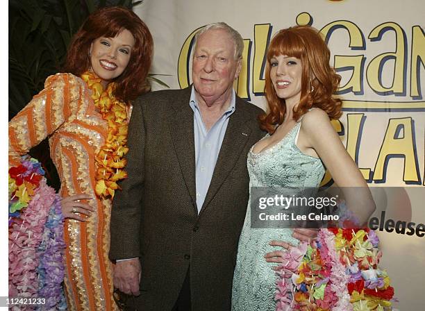 Russell Johnson and "Ginger" characters during Warner Home Video's "Gilligan's Island" DVD Launch Event at FantaSea Yatch Club in Marina del Rey,...