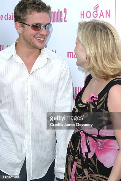 Ryan Phillippe and Reese Witherspoon during Legally Blonde 2 Red, White & Blonde - Special Screening in Southampton, New York at United Artists...