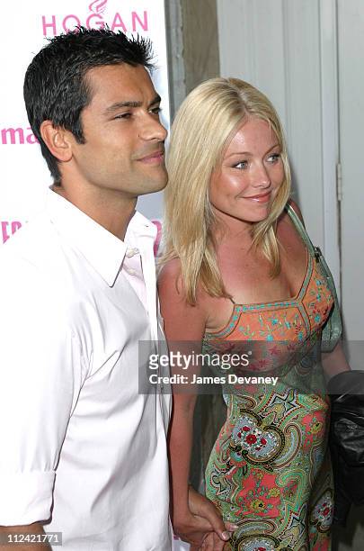 Kelly Ripa and Mark Consuelos during Legally Blonde 2 Red, White & Blonde - Special Screening in Southampton, New York at United Artists Southampton...